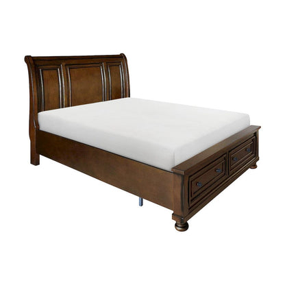 Homelegance  - Cumberland Eastern King Sleigh Platform Bed W/ Footboard Storage - 2159K-1EKx  view 3