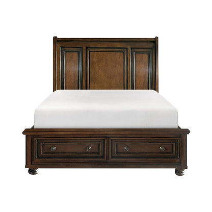 Homelegance  - Cumberland Full Sleigh Platform Bed W/ Footboard Storage - 2159F-1x  view 4