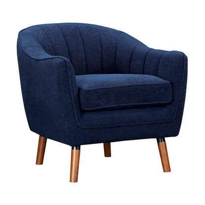 Homelegance  - Cutler Accent Chair in Blue - 1081BU-1  view 1
