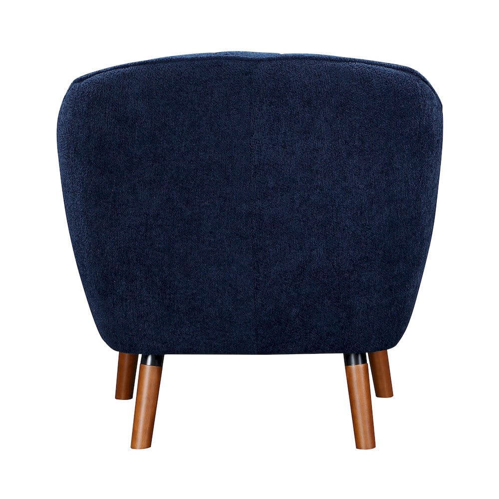 Homelegance  - Cutler Accent Chair in Blue - 1081BU-1  view 3