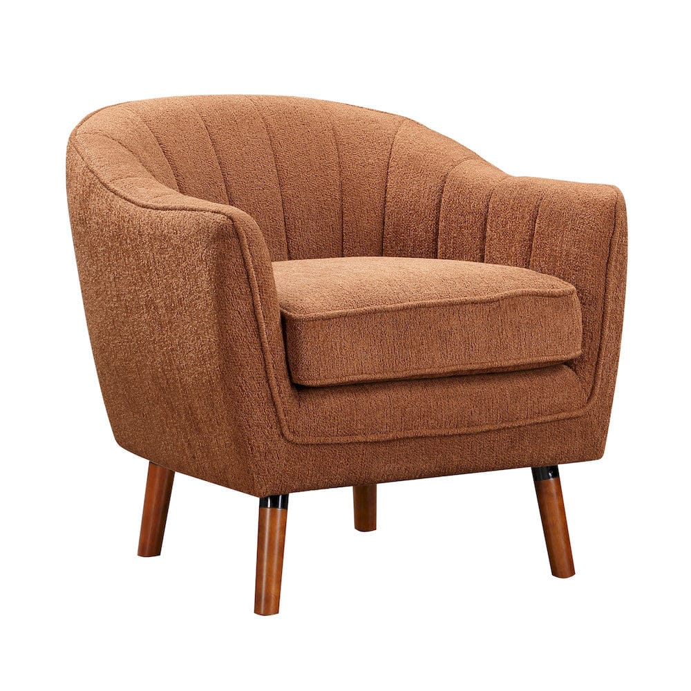 Homelegance  - Cutler Accent Chair in Rust - 1081RU-1  view 1