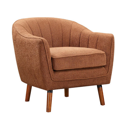 Homelegance  - Cutler Accent Chair in Rust - 1081RU-1  view 1