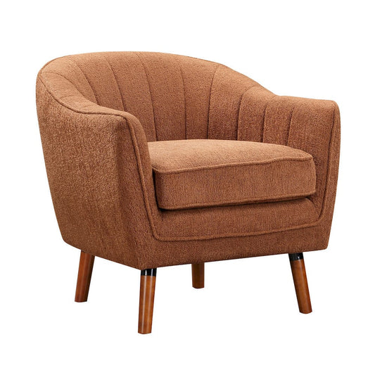 Homelegance  - Cutler Accent Chair in Rust - 1081RU-1  view 1