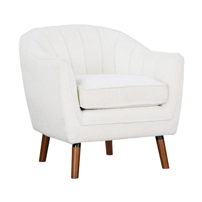 Homelegance  - Cutler Accent Chair in White - 1081WH-1  view 1