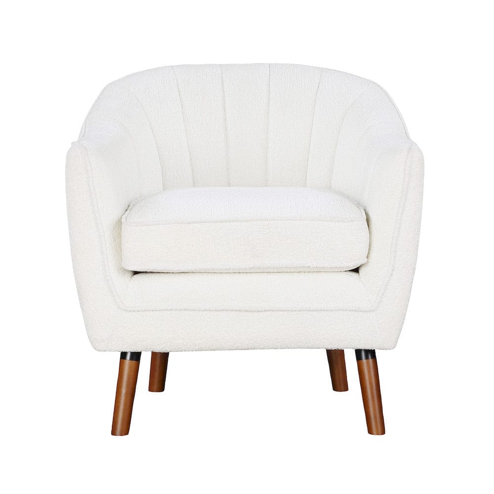 Homelegance  - Cutler Accent Chair in White - 1081WH-1  view 3
