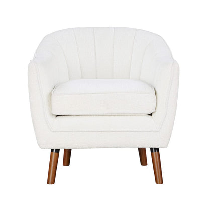 Homelegance  - Cutler Accent Chair in White - 1081WH-1  view 3