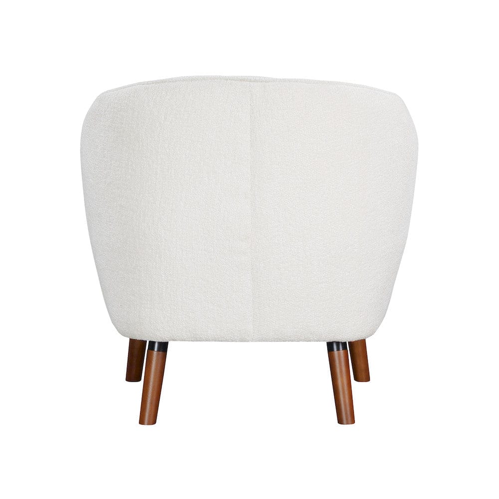 Homelegance  - Cutler Accent Chair in White - 1081WH-1  view 5