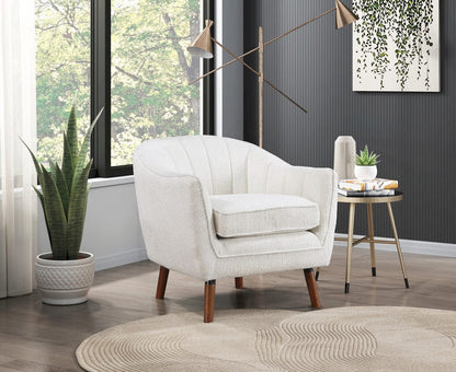 Homelegance  - Cutler Accent Chair in White - 1081WH-1  view 7