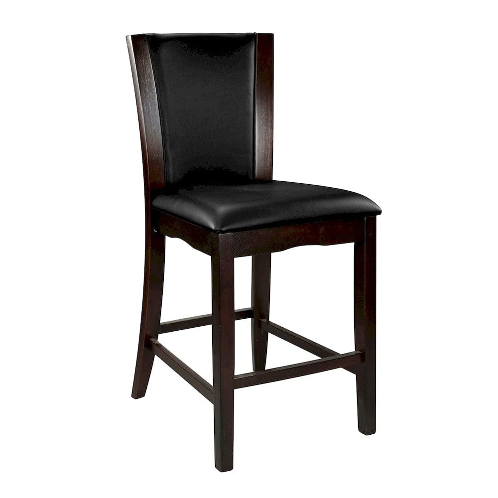 Homelegance  - Daisy Counter Height Chair, Dark Brown Bi-Cast Vinyl in Dark brown - 710-24  view 1