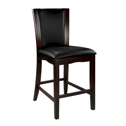 Homelegance  - Daisy Counter Height Chair, Dark Brown Bi-Cast Vinyl in Dark brown - 710-24  view 1