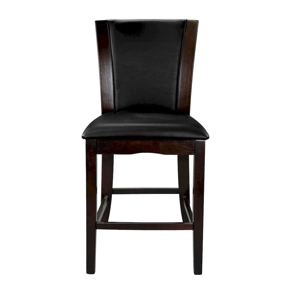 Homelegance  - Daisy Counter Height Chair, Dark Brown Bi-Cast Vinyl in Dark brown - 710-24  view 4