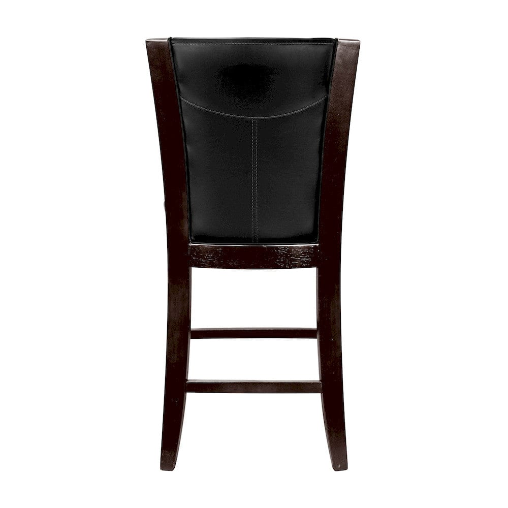 Homelegance  - Daisy Counter Height Chair, Dark Brown Bi-Cast Vinyl in Dark brown - 710-24  view 7