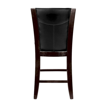 Homelegance  - Daisy Counter Height Chair, Dark Brown Bi-Cast Vinyl in Dark brown - 710-24  view 7