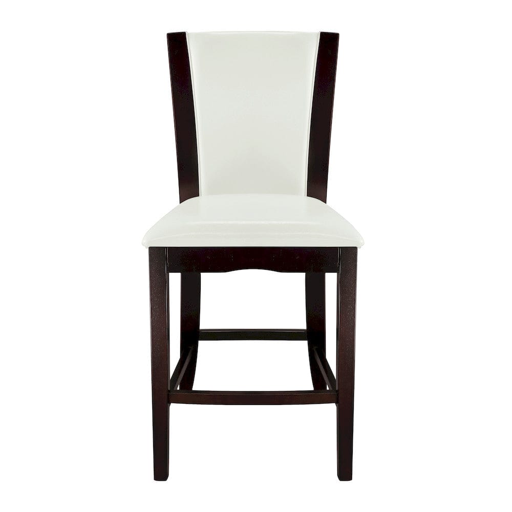 Homelegance  - Daisy Counter Height Chair, White Bi-Cast Vinyl in White - 710-24W  view 3