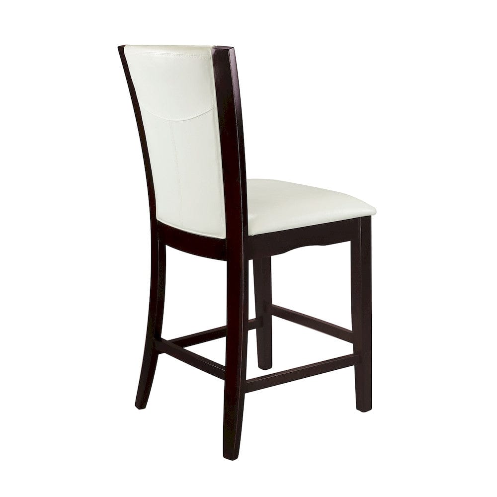 Homelegance  - Daisy Counter Height Chair, White Bi-Cast Vinyl in White - 710-24W  view 4
