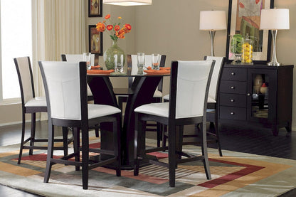 Homelegance  - Daisy Round Counter Height Table, Glass Top - 710-36RDx  view 2