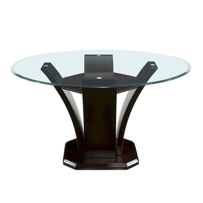 Homelegance  - Daisy Round Dining Table, Glass Top - 710-54x  view 1
