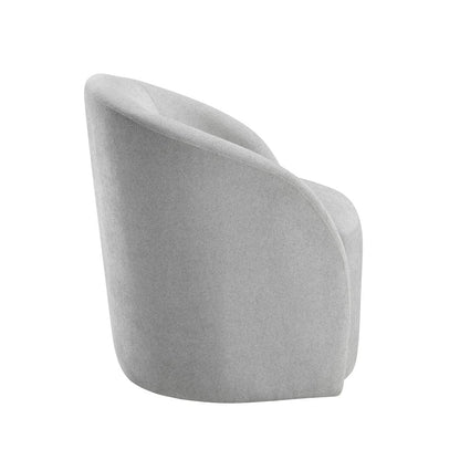 Homelegance  - Dalhart Swivel Chair in Light gray - 1014LG-1  view 3