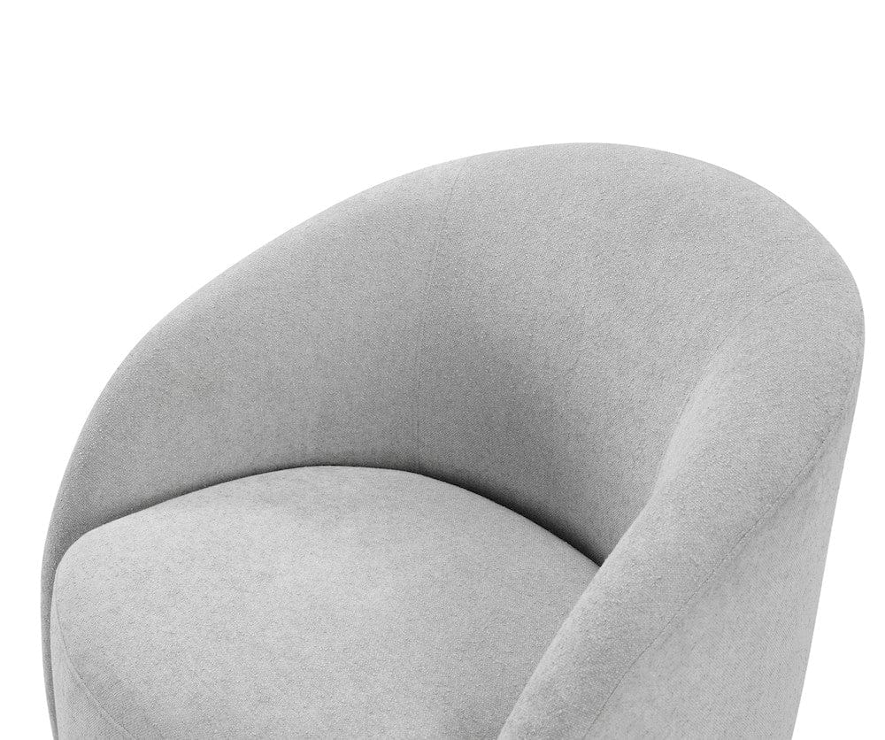 Homelegance  - Dalhart Swivel Chair in Light gray - 1014LG-1  view 6