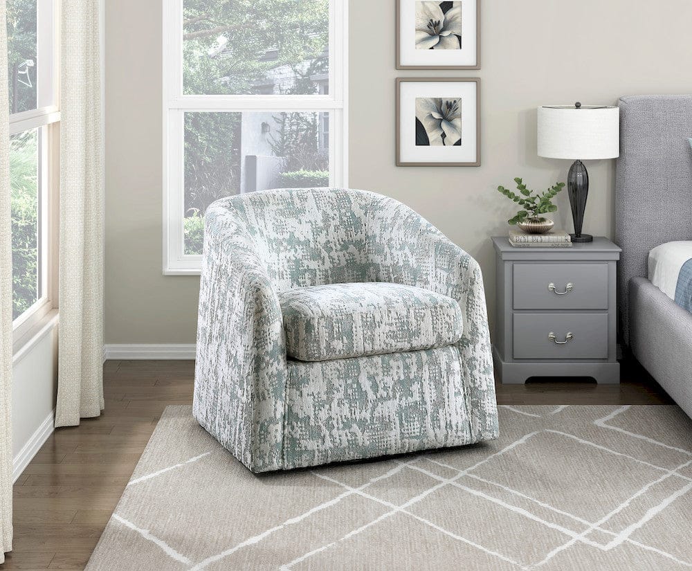 Homelegance  - Dalton Swivel Chair in Green - 1238GN-1  view 4