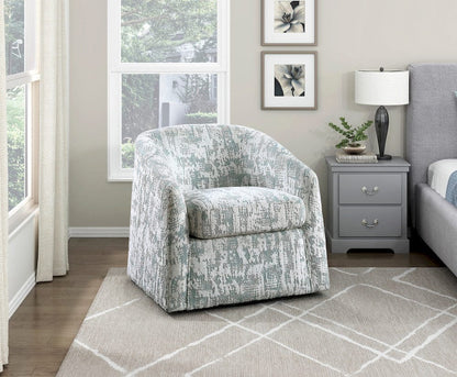 Homelegance  - Dalton Swivel Chair in Green - 1238GN-1  view 4