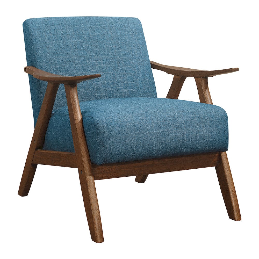Homelegance  - Damala Accent Chair in Blue - 1138BU-1  view 1
