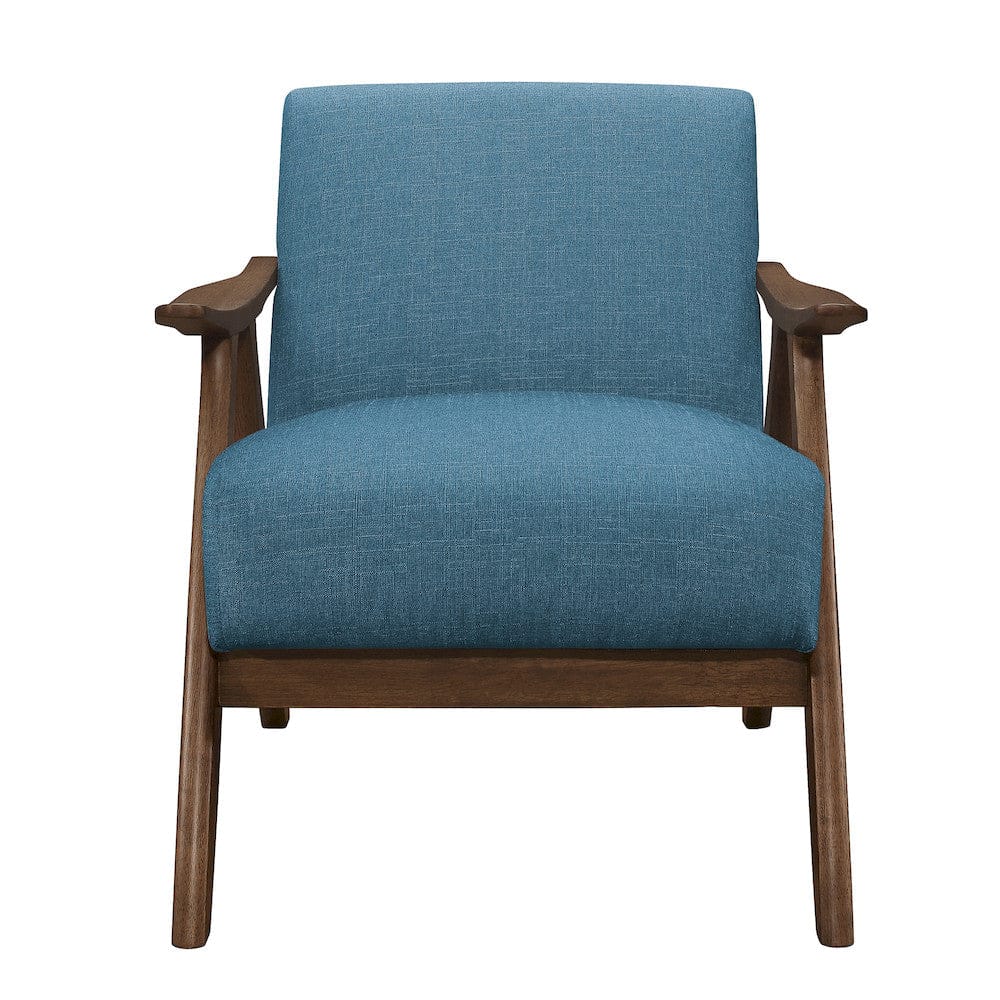 Homelegance  - Damala Accent Chair in Blue - 1138BU-1  view 3