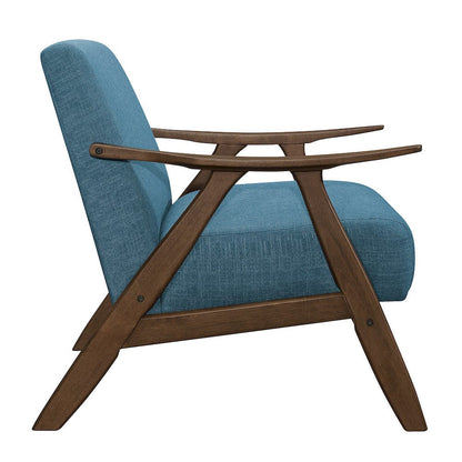 Homelegance  - Damala Accent Chair in Blue - 1138BU-1  view 4
