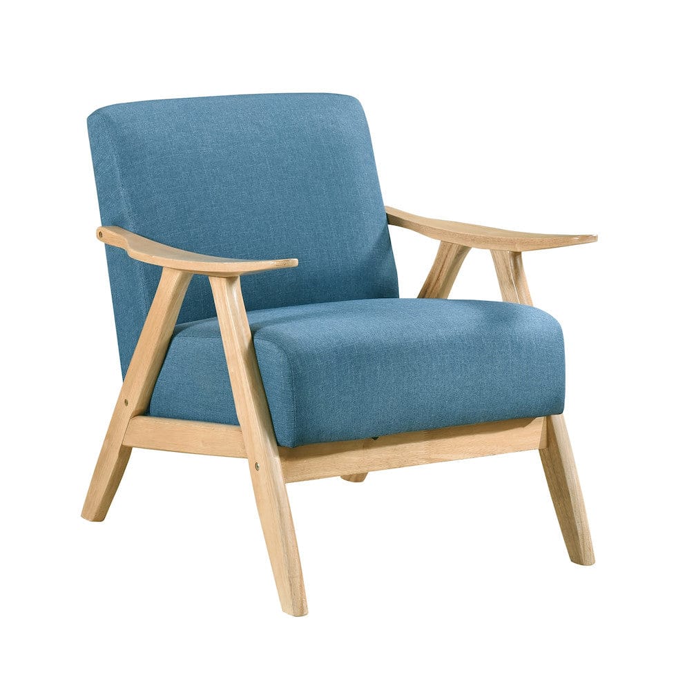 Homelegance  - Damala Accent Chair in Blue - 1138NABU-1  view 1