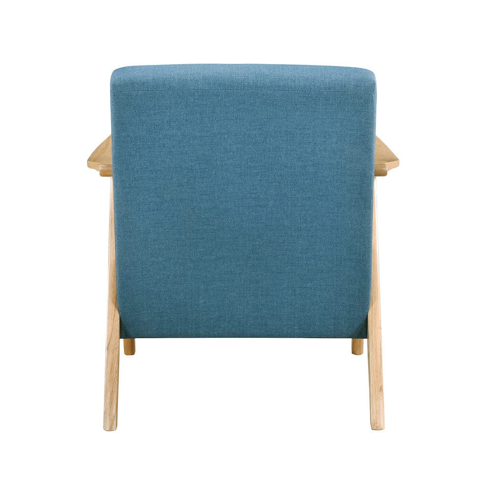 Homelegance  - Damala Accent Chair in Blue - 1138NABU-1  view 2