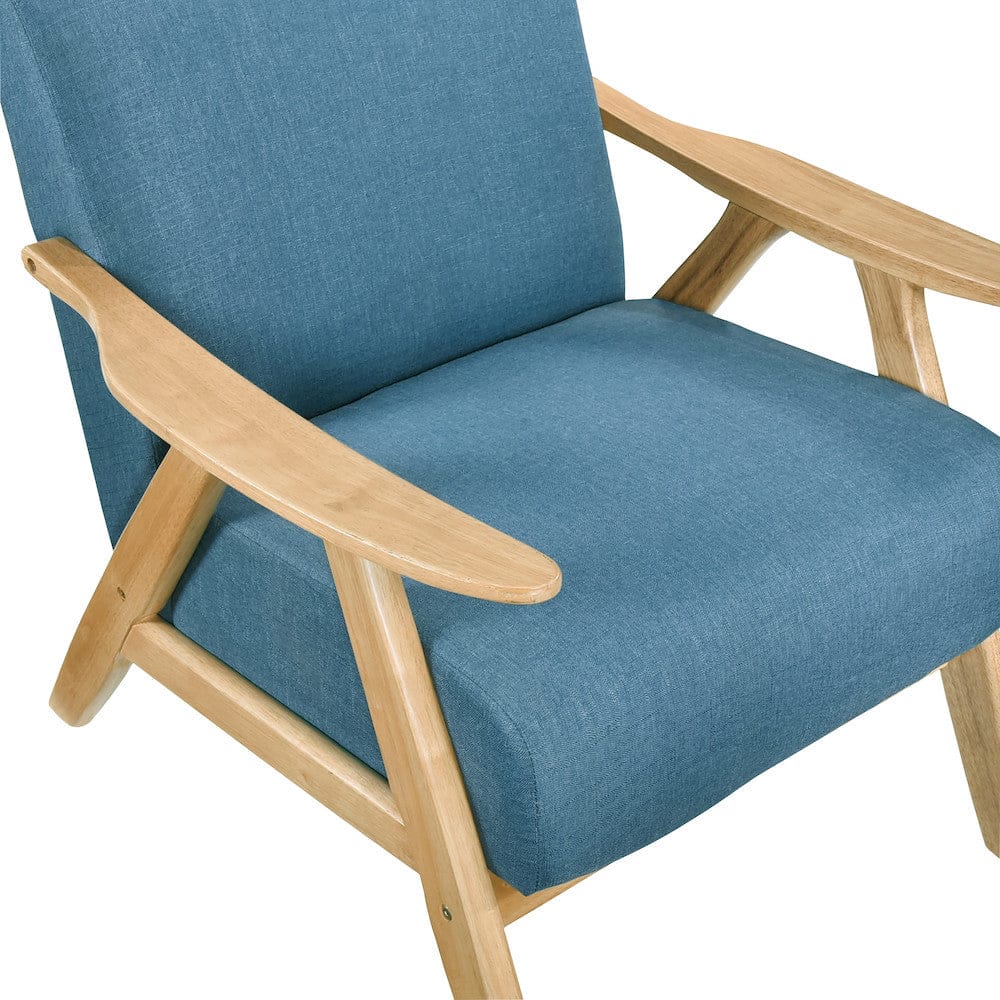 Homelegance  - Damala Accent Chair in Blue - 1138NABU-1  view 3