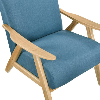Homelegance  - Damala Accent Chair in Blue - 1138NABU-1  view 3