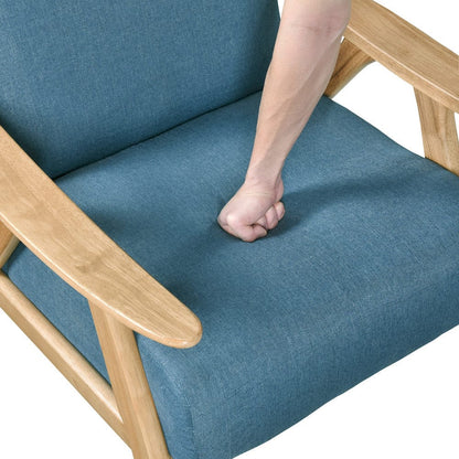 Homelegance  - Damala Accent Chair in Blue - 1138NABU-1  view 4
