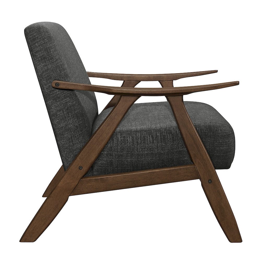 Homelegance  - Damala Accent Chair in Dark gray - 1138DG-1  view 4