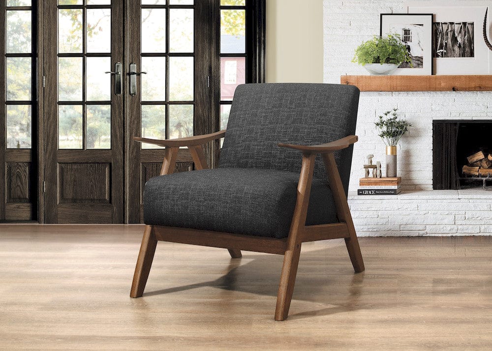 Homelegance  - Damala Accent Chair in Dark gray - 1138DG-1  view 5