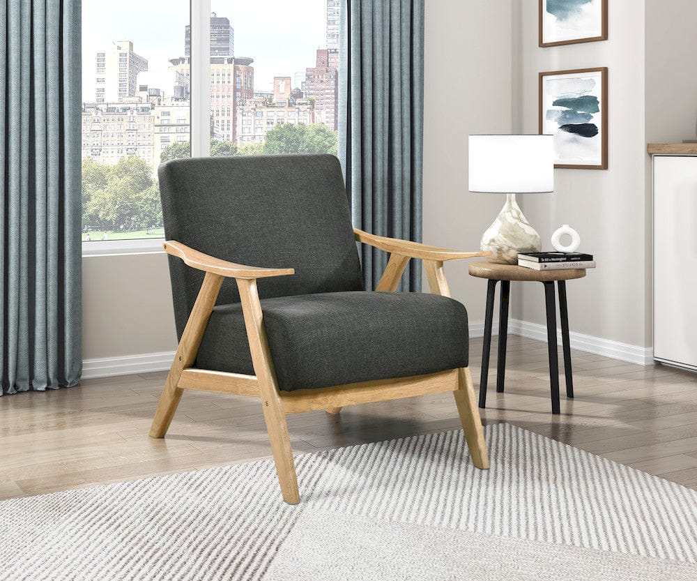 Homelegance  - Damala Accent Chair in Dark gray - 1138NADG-1  view 10