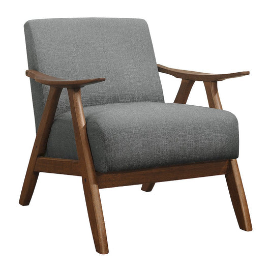Homelegance  - Damala Accent Chair in Gray - 1138GY-1  view 1