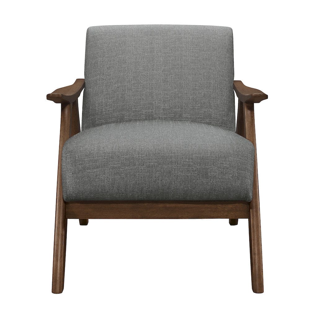 Homelegance  - Damala Accent Chair in Gray - 1138GY-1  view 2