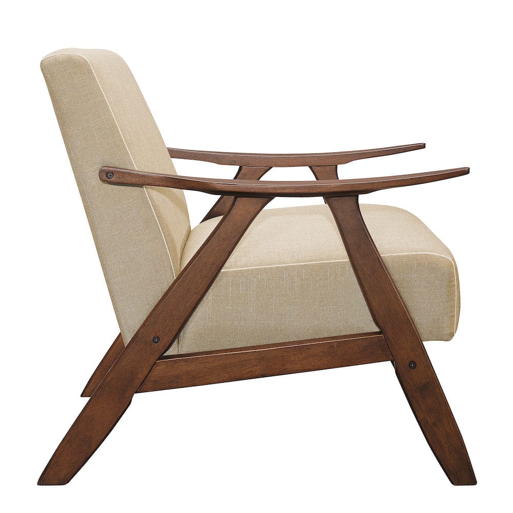 Homelegance  - Damala Accent Chair in Light brown - 1138BR-1  view 3