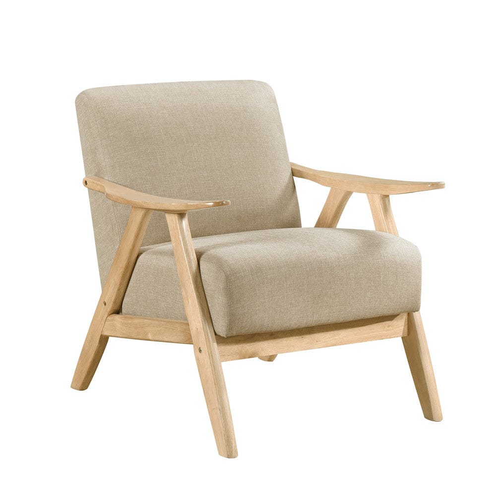 Homelegance  - Damala Accent Chair in Light brown - 1138NABR-1  view 1