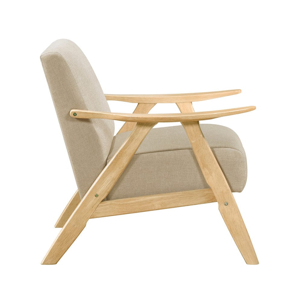 Homelegance  - Damala Accent Chair in Light brown - 1138NABR-1  view 5