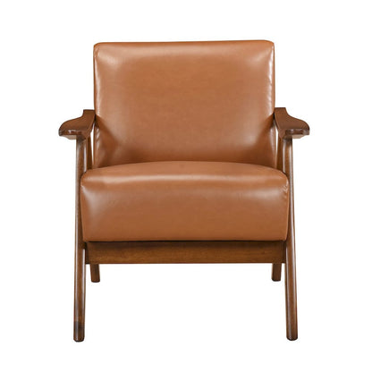 Homelegance  - Damala Accent Chair in Matt brown - 1138BRPU-1  view 2
