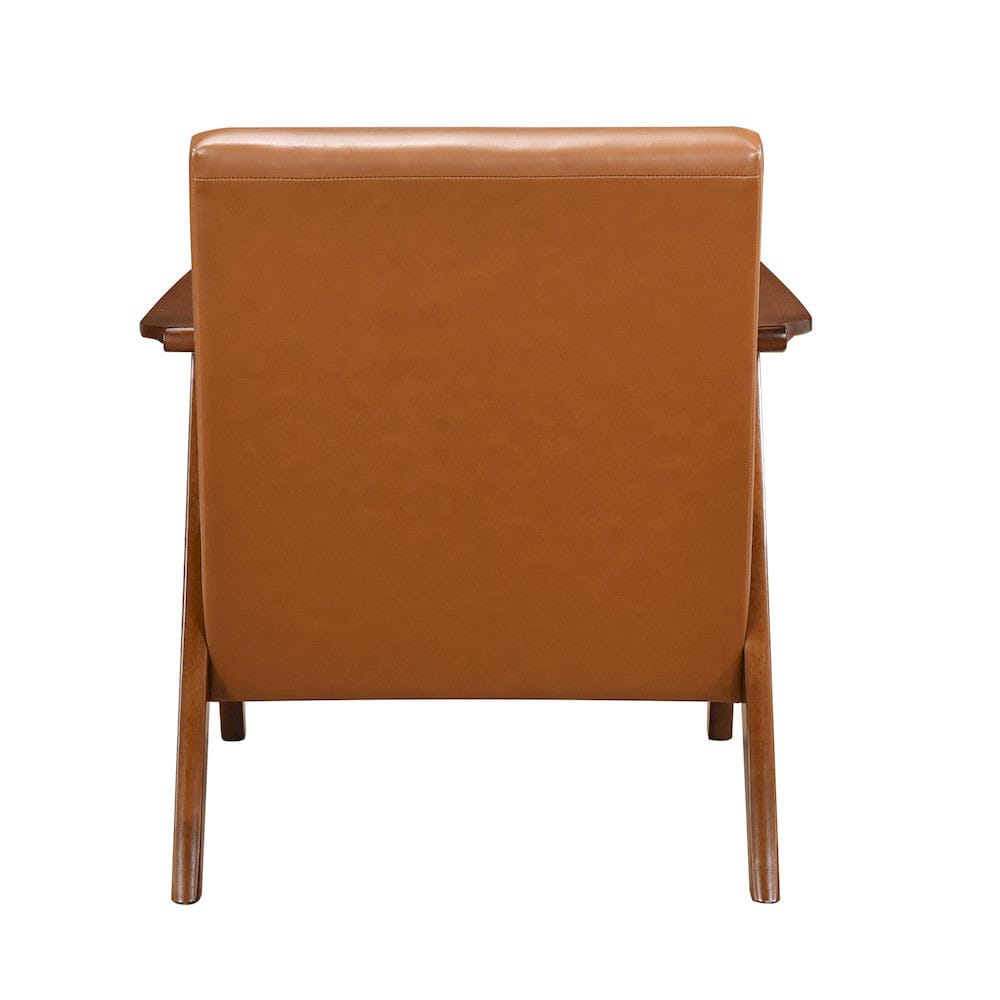 Homelegance  - Damala Accent Chair in Matt brown - 1138BRPU-1  view 5