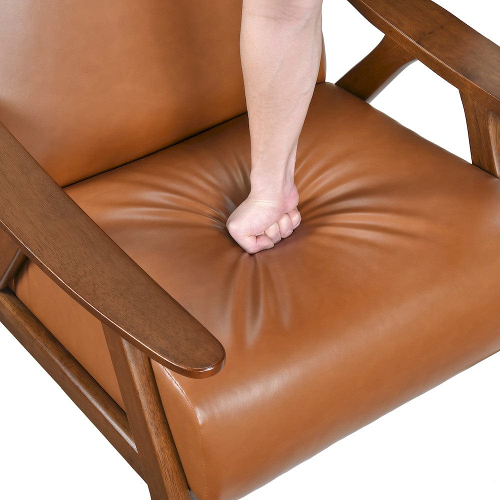 Homelegance  - Damala Accent Chair in Matt brown - 1138BRPU-1  view 7