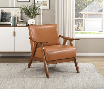 Homelegance  - Damala Accent Chair in Matt brown - 1138BRPU-1  view 8