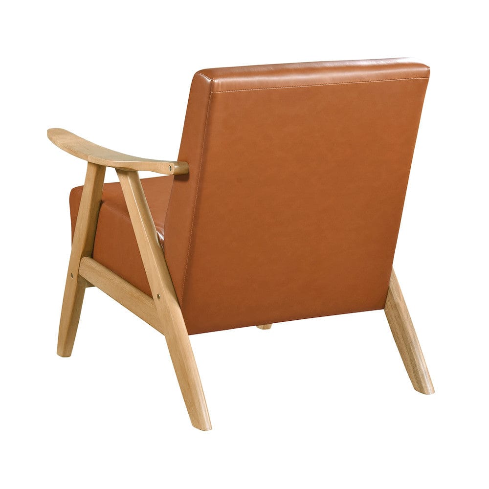 Homelegance  - Damala Accent Chair in Matt brown - 1138NABRPU-1  view 4