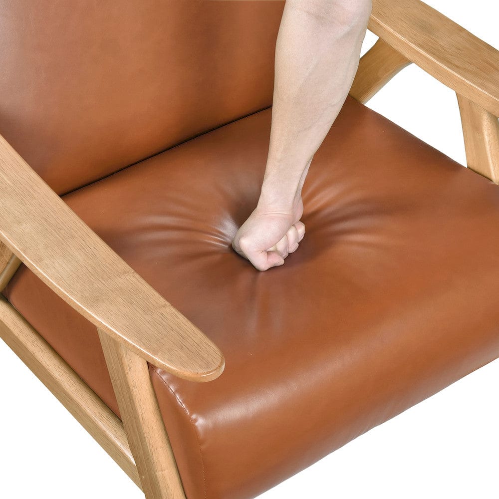Homelegance  - Damala Accent Chair in Matt brown - 1138NABRPU-1  view 7