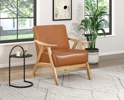 Homelegance  - Damala Accent Chair in Matt brown - 1138NABRPU-1  view 8