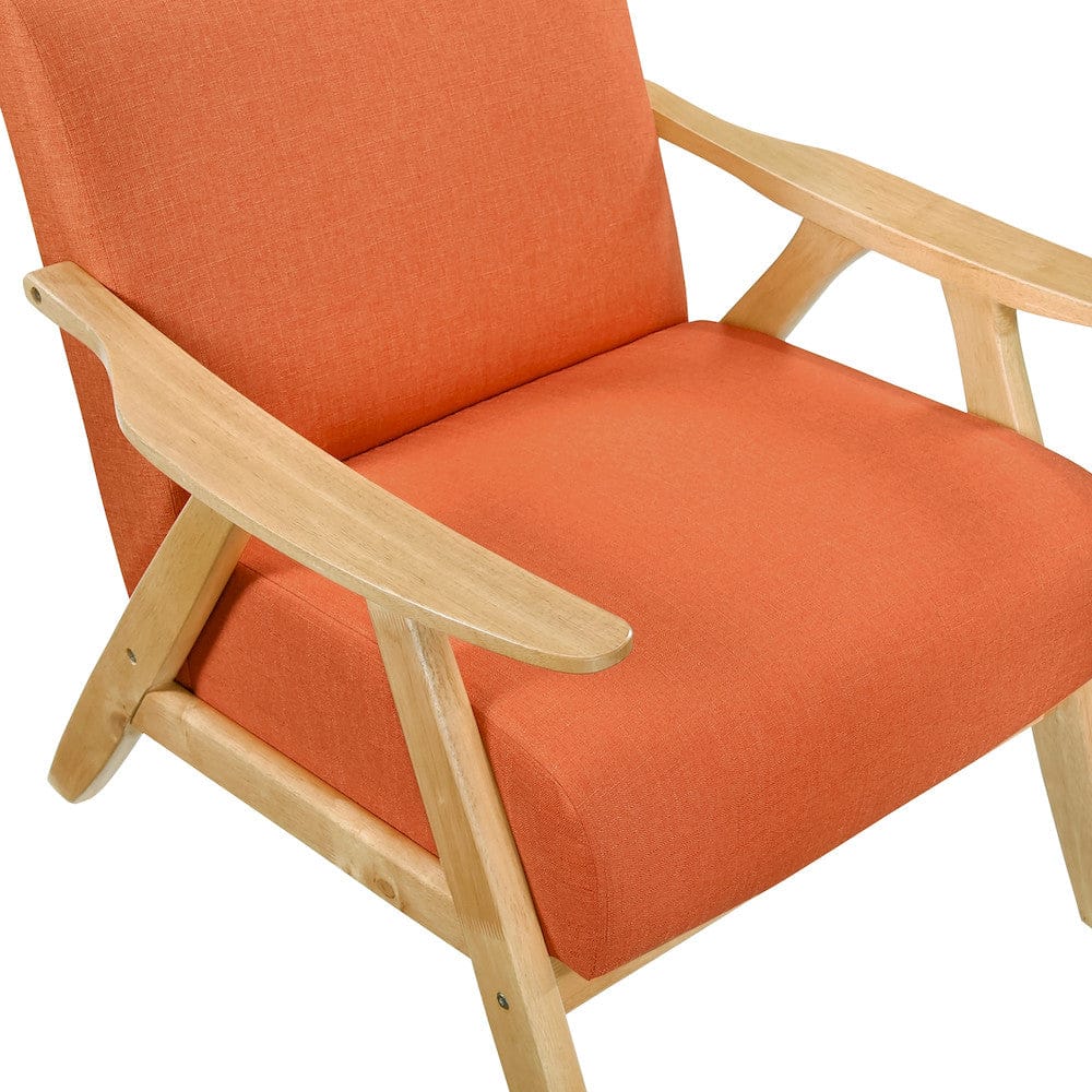 Homelegance  - Damala Accent Chair in Orange - 1138NARN-1  view 3