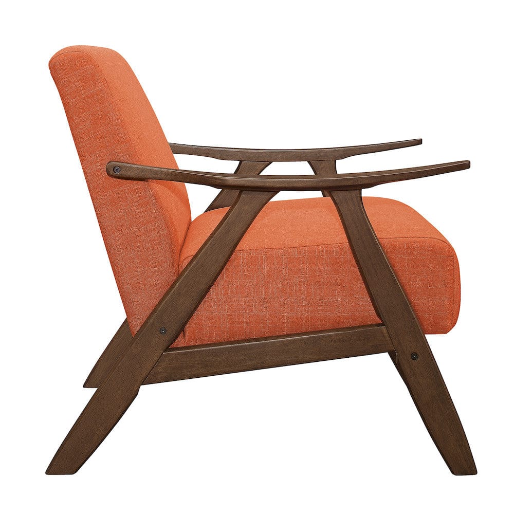 Homelegance  - Damala Accent Chair in Orange - 1138RN-1  view 3